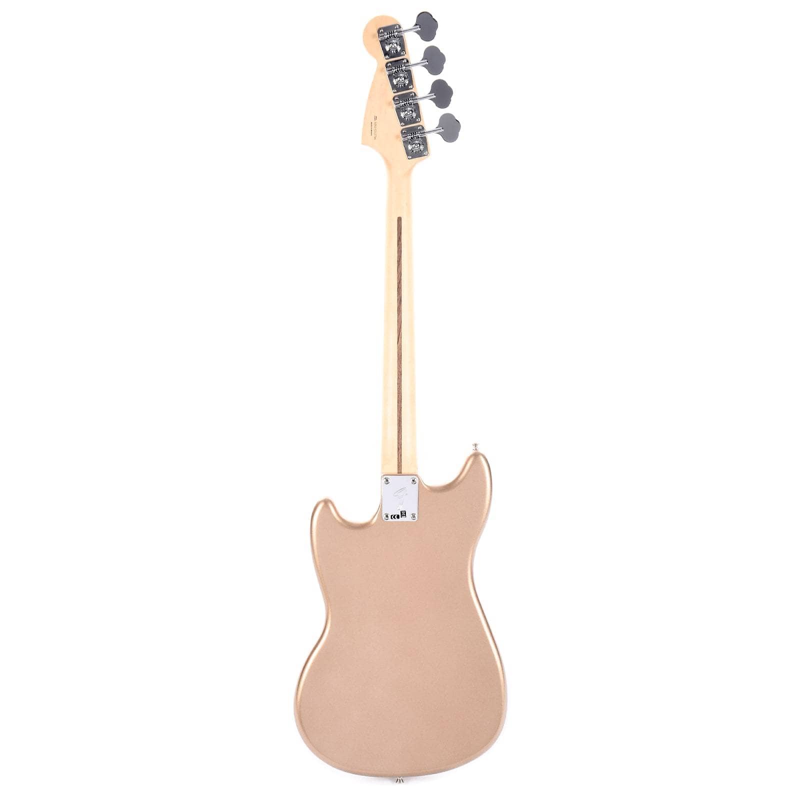 Fender Player Mustang Bass PJ Firemist Gold Bass Guitars / Short Scale