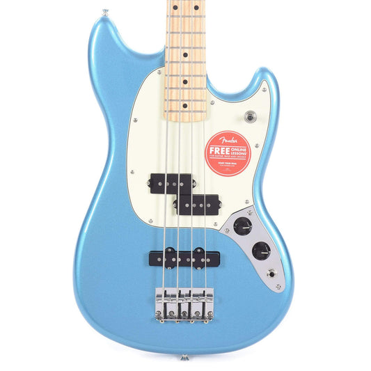 Fender Player Mustang Bass PJ Lake Placid Blue w/3-Ply Mint Pickguard Bass Guitars / Short Scale