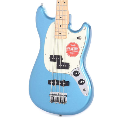Fender Player Mustang Bass PJ Lake Placid Blue w/3-Ply Mint Pickguard Bass Guitars / Short Scale