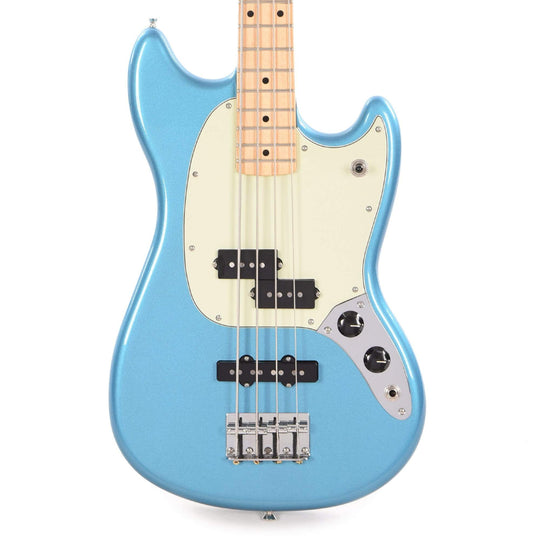 Fender Player Mustang Bass PJ Lake Placid Blue w/Mint Pickguard Bass Guitars / Short Scale
