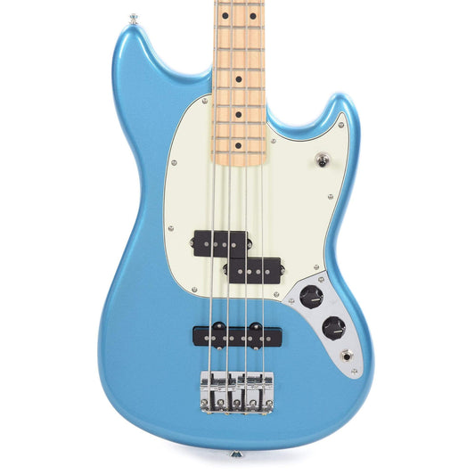 Fender Player Mustang Bass PJ Lake Placid Blue w/Mint Pickguard Bass Guitars / Short Scale