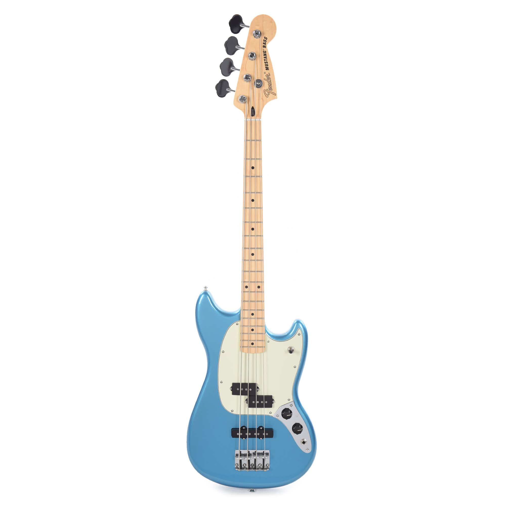 Fender Player Mustang Bass PJ Lake Placid Blue w/Mint