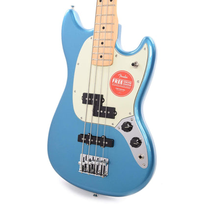 Fender Player Mustang Bass PJ Lake Placid Blue w/Mint Pickguard Bass Guitars / Short Scale