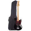 Fender Player Mustang Bass PJ MN Black w/Tortoise Pickguard and Gig Bag Bundle Bass Guitars / Short Scale