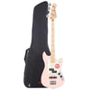 Fender Player Mustang Bass PJ MN Shell Pink w/3-Ply Mint Pickguard and Gig Bag Bundle Bass Guitars / Short Scale