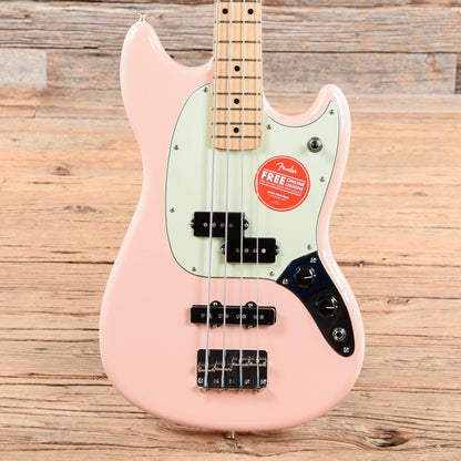 Fender Player Mustang Bass PJ Shell Pink w/3-Ply Mint Pickguard Bass Guitars / Short Scale
