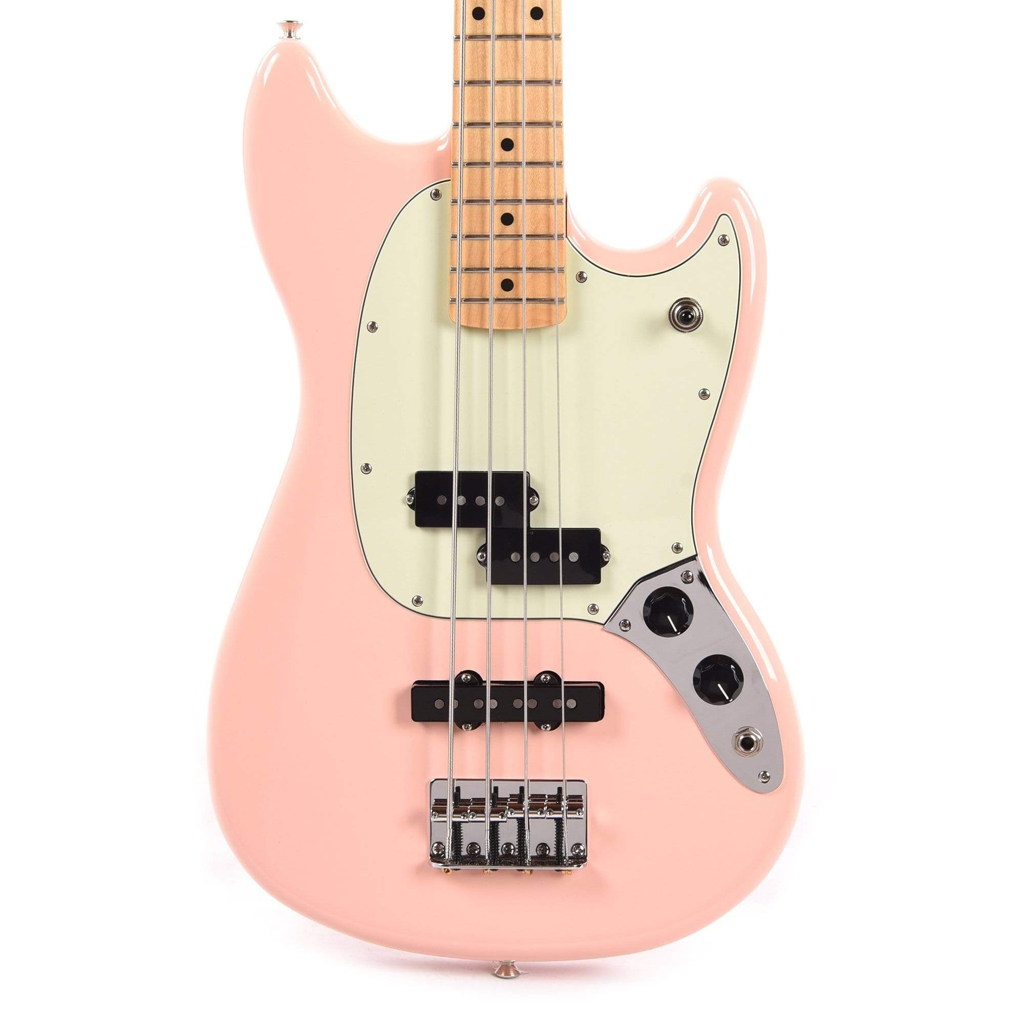 Fender Player Mustang Bass PJ Shell Pink w/Mint Pickguard