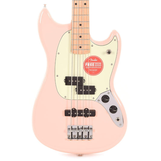 Fender Player Mustang Bass PJ Shell Pink w/Mint Pickguard Bass Guitars / Short Scale
