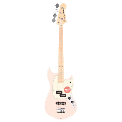 Fender Player Mustang Bass PJ Shell Pink w/Mint Pickguard Bass Guitars / Short Scale