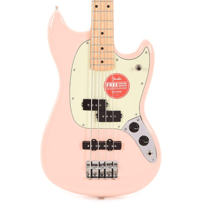 Fender Player Mustang Bass PJ Shell Pink w/Mint Pickguard Bass Guitars / Short Scale