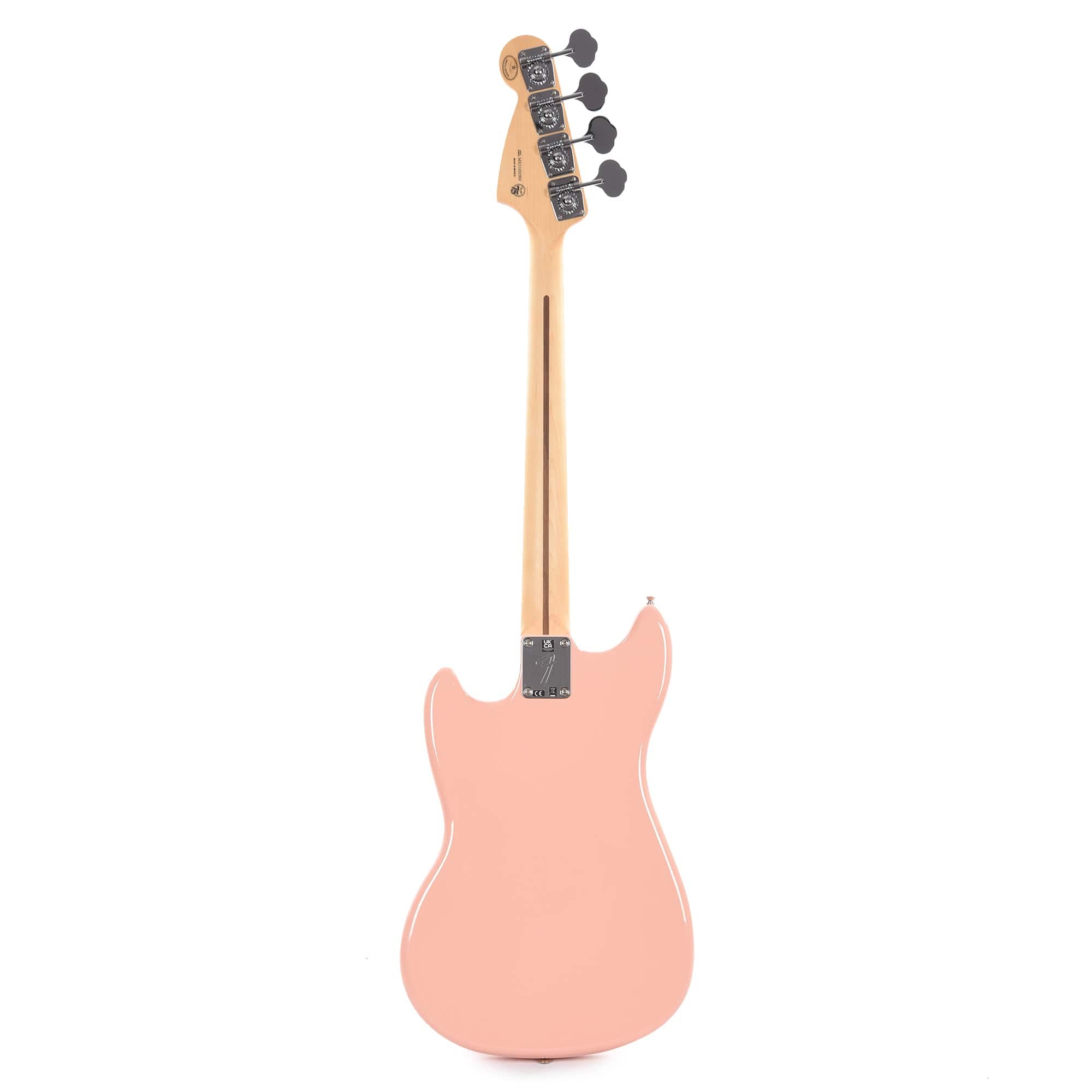 Fender Player Mustang Bass PJ Shell Pink w/Mint Pickguard Bass Guitars / Short Scale