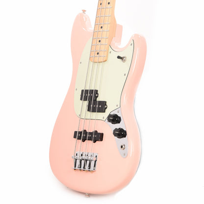 Fender Player Mustang Bass PJ Shell Pink w/Mint Pickguard Bass Guitars / Short Scale
