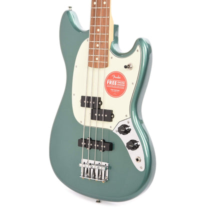 Fender Player Mustang Bass PJ Sherwood Green w/3-Ply Mint Pickguard Bass Guitars / Short Scale
