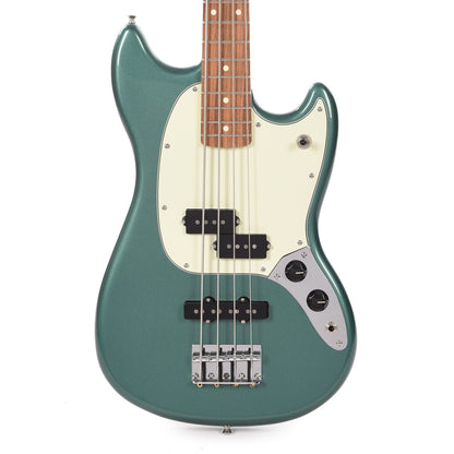 Fender Player Mustang Bass PJ Sherwood Green w/3-Ply Mint Pickguard Bass Guitars / Short Scale