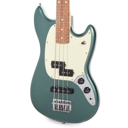 Fender Player Mustang Bass PJ Sherwood Green w/3-Ply Mint Pickguard Bass Guitars / Short Scale
