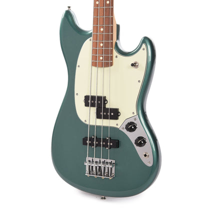 Fender Player Mustang Bass PJ Sherwood Green w/3-Ply Mint Pickguard Bass Guitars / Short Scale