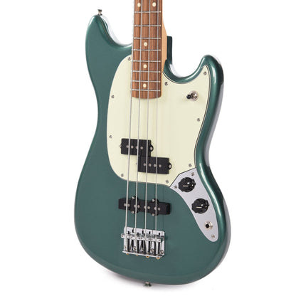 Fender Player Mustang Bass PJ Sherwood Green w/3-Ply Mint Pickguard Bass Guitars / Short Scale