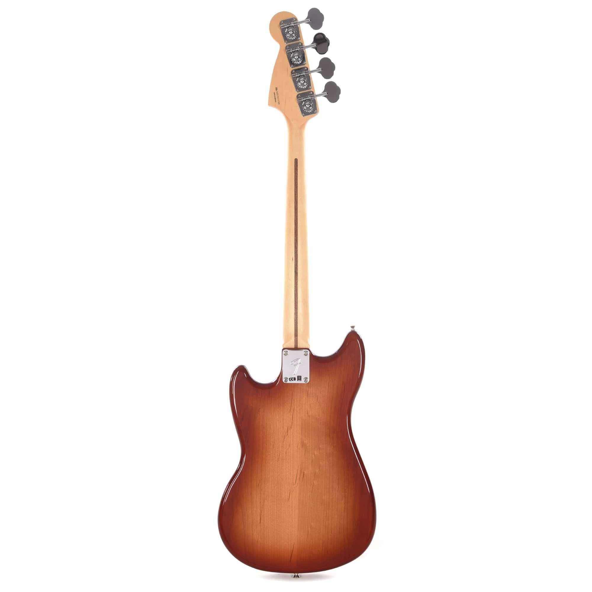 Fender Player Mustang Bass PJ Sienna Sunburst Bass Guitars / Short Scale