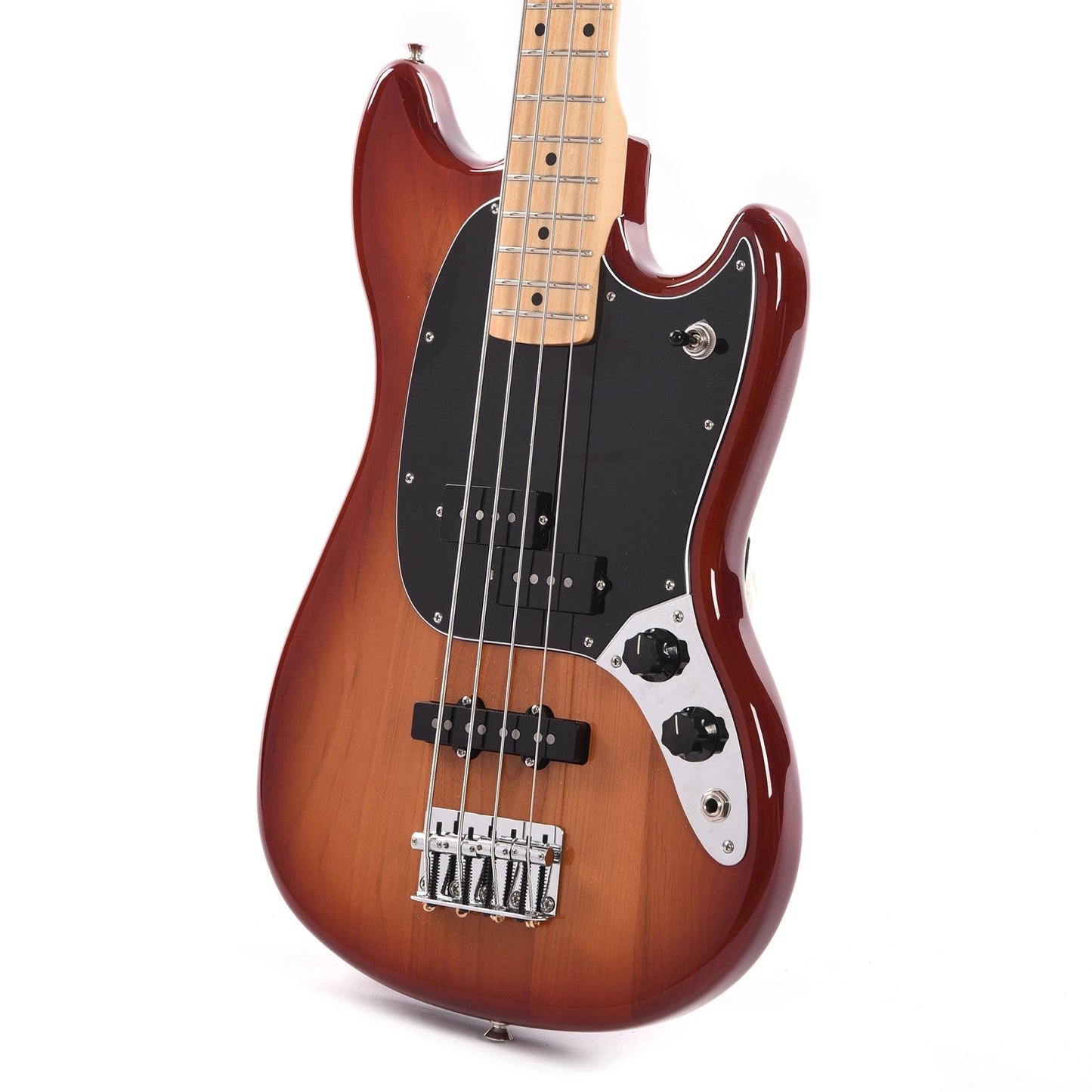 Fender Player Mustang Bass PJ Sienna Sunburst Bass Guitars / Short Scale