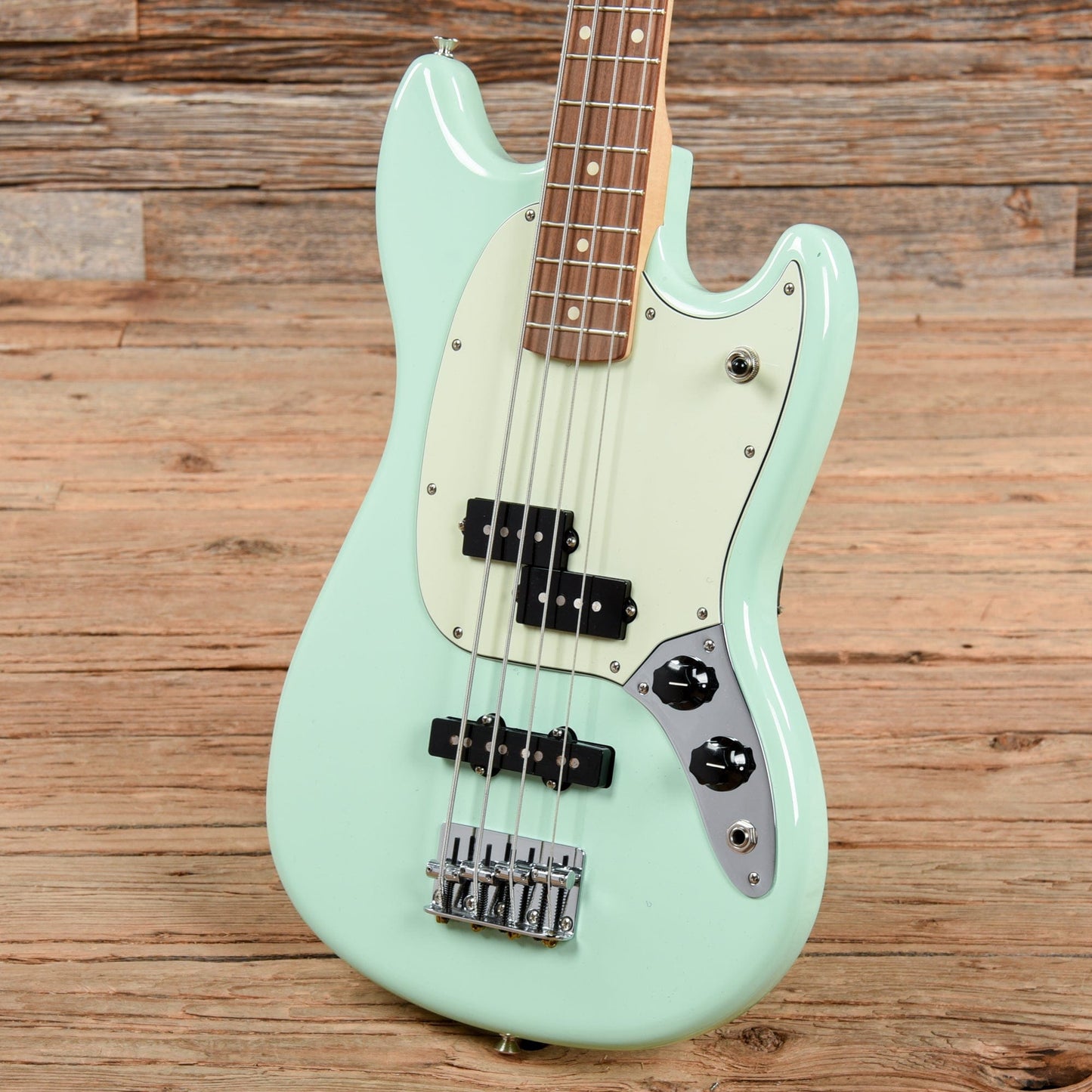 Fender Player Mustang Bass PJ Surf Green 2019 Bass Guitars / Short Scale