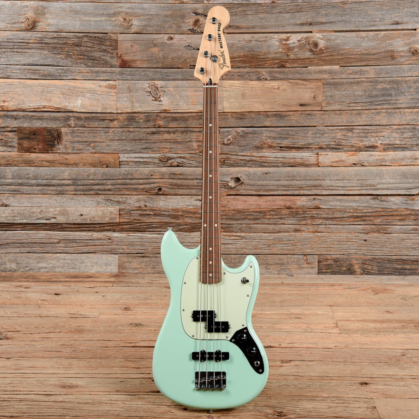 Fender Player Mustang Bass PJ Surf Green 2019 Bass Guitars / Short Scale