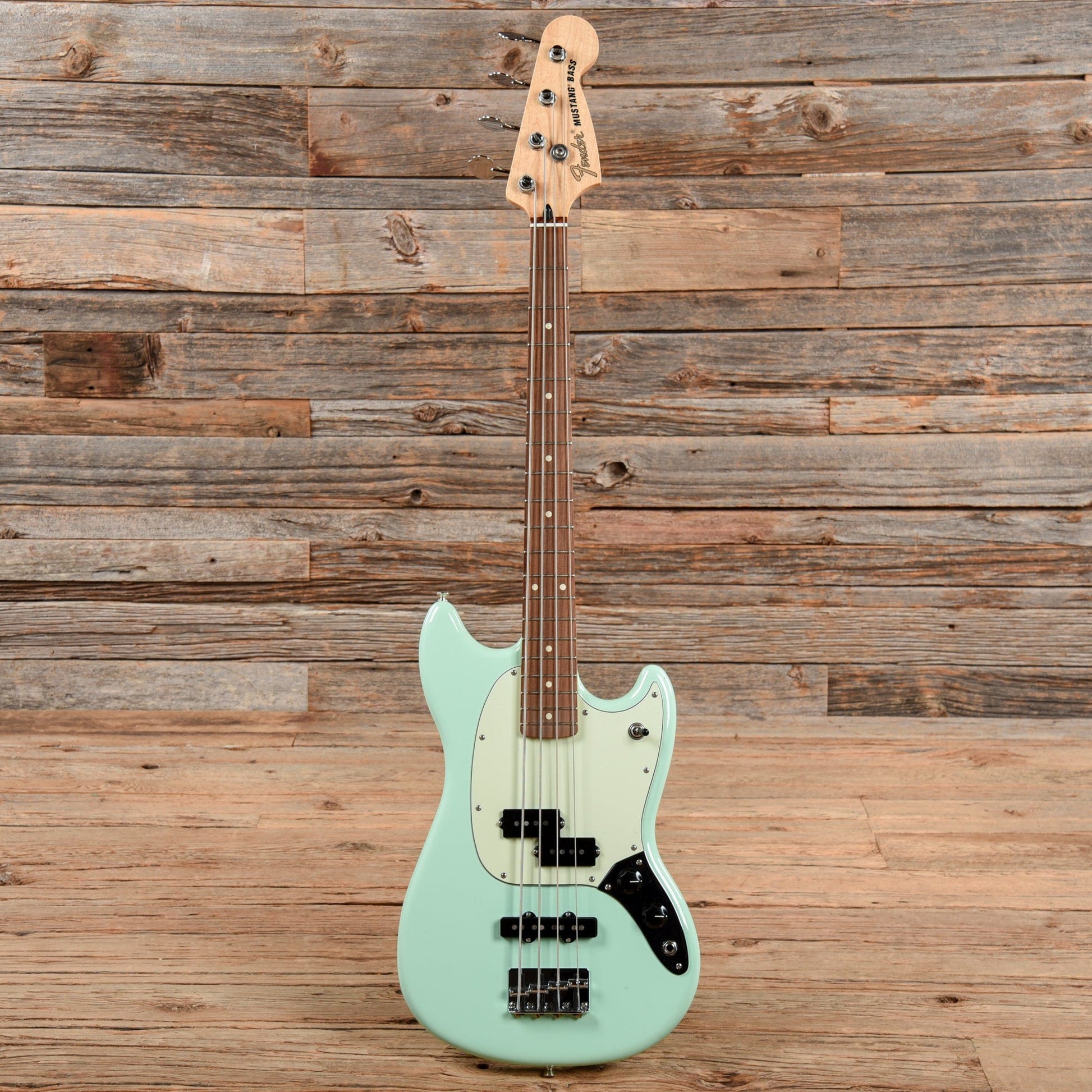 Fender Player Mustang Bass PJ Surf Green 2019 Bass Guitars / Short Scale