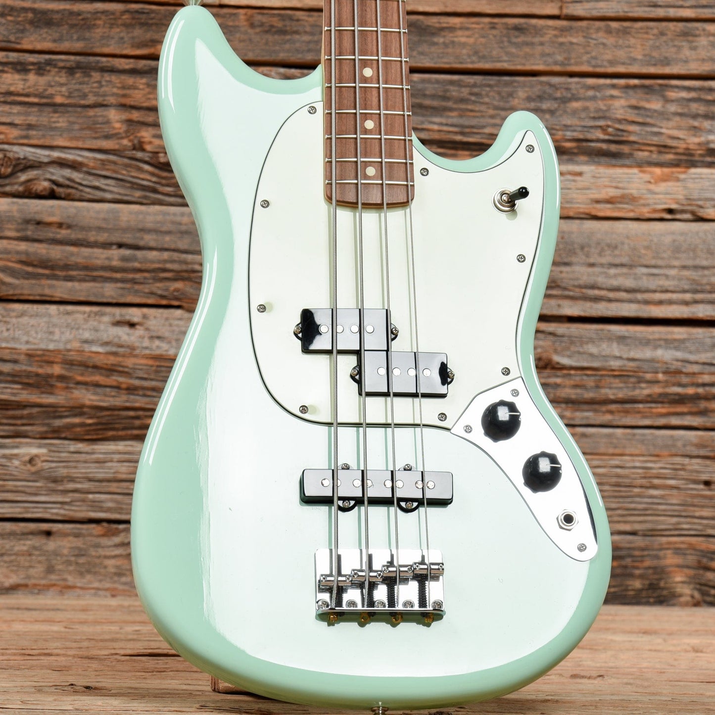 Fender Player Mustang Bass PJ Surf Green 2019 Bass Guitars / Short Scale