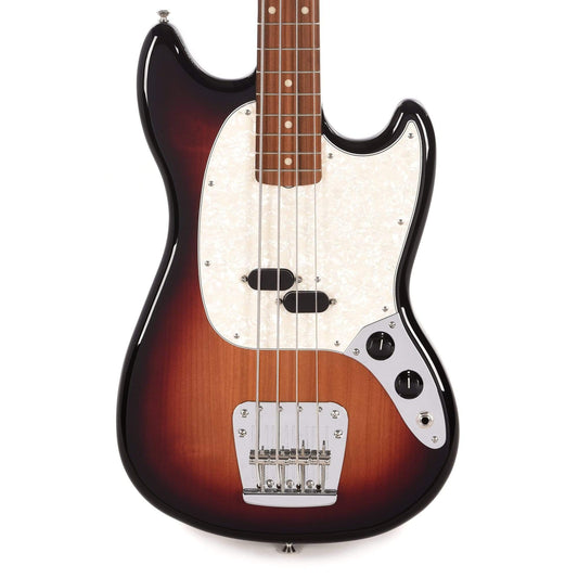Fender Vintera '60s Mustang Bass 3-Tone Sunburst Bass Guitars / Short Scale