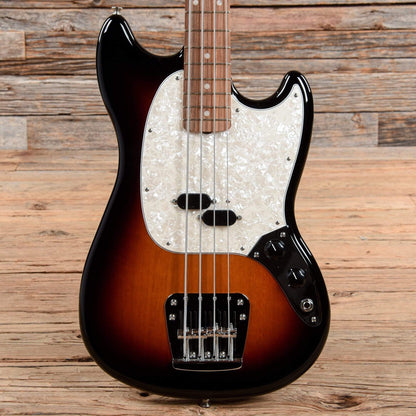 Fender Vintera '60s Mustang Bass 3-Tone Sunburst Bass Guitars / Short Scale