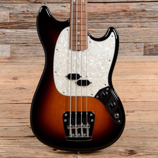Fender Vintera '60s Mustang Bass 3-Tone Sunburst Bass Guitars / Short Scale