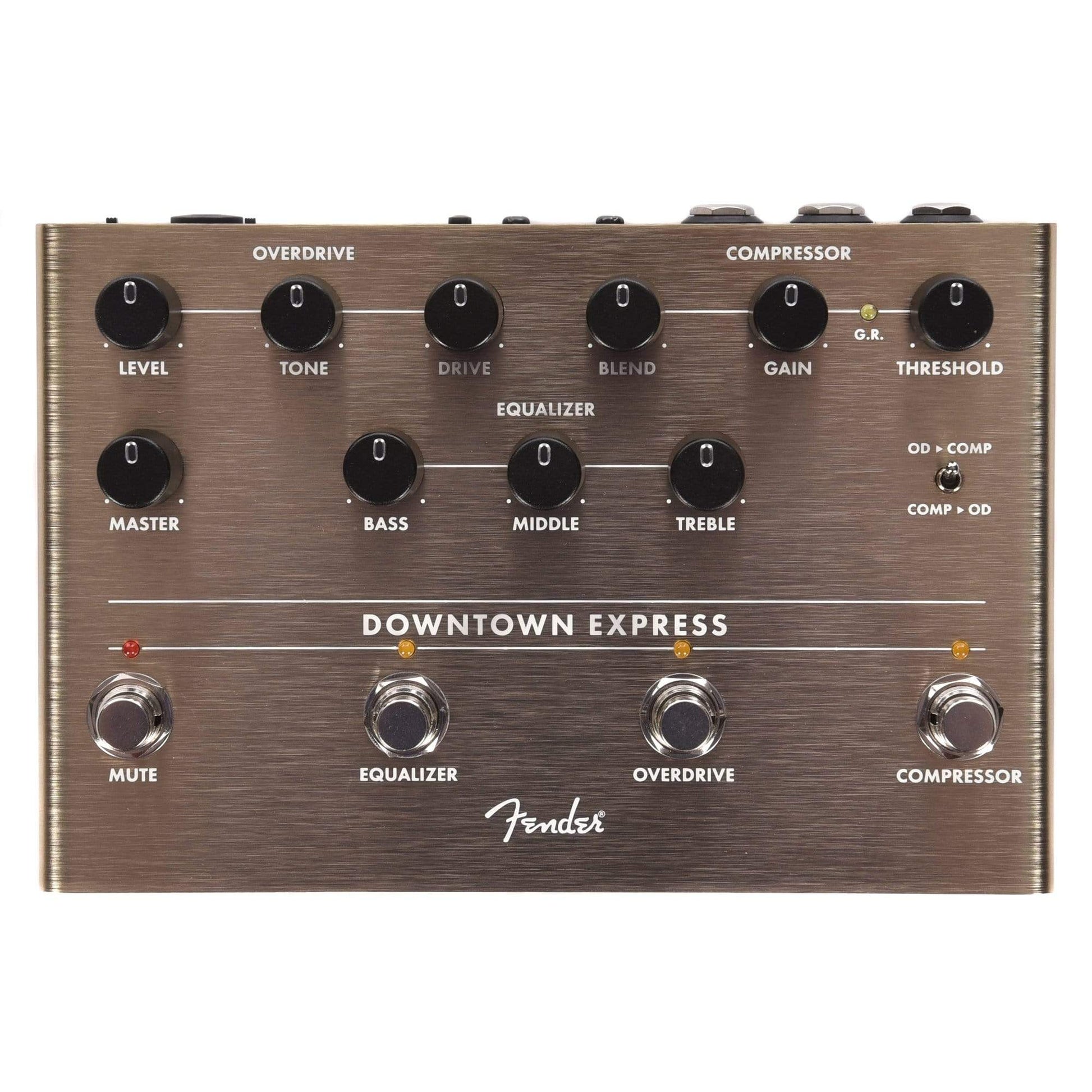 downtown express bass multi-effect pedal Fender Downtown Express Bass Multi Effects Pedal – Chicago Music Exchange