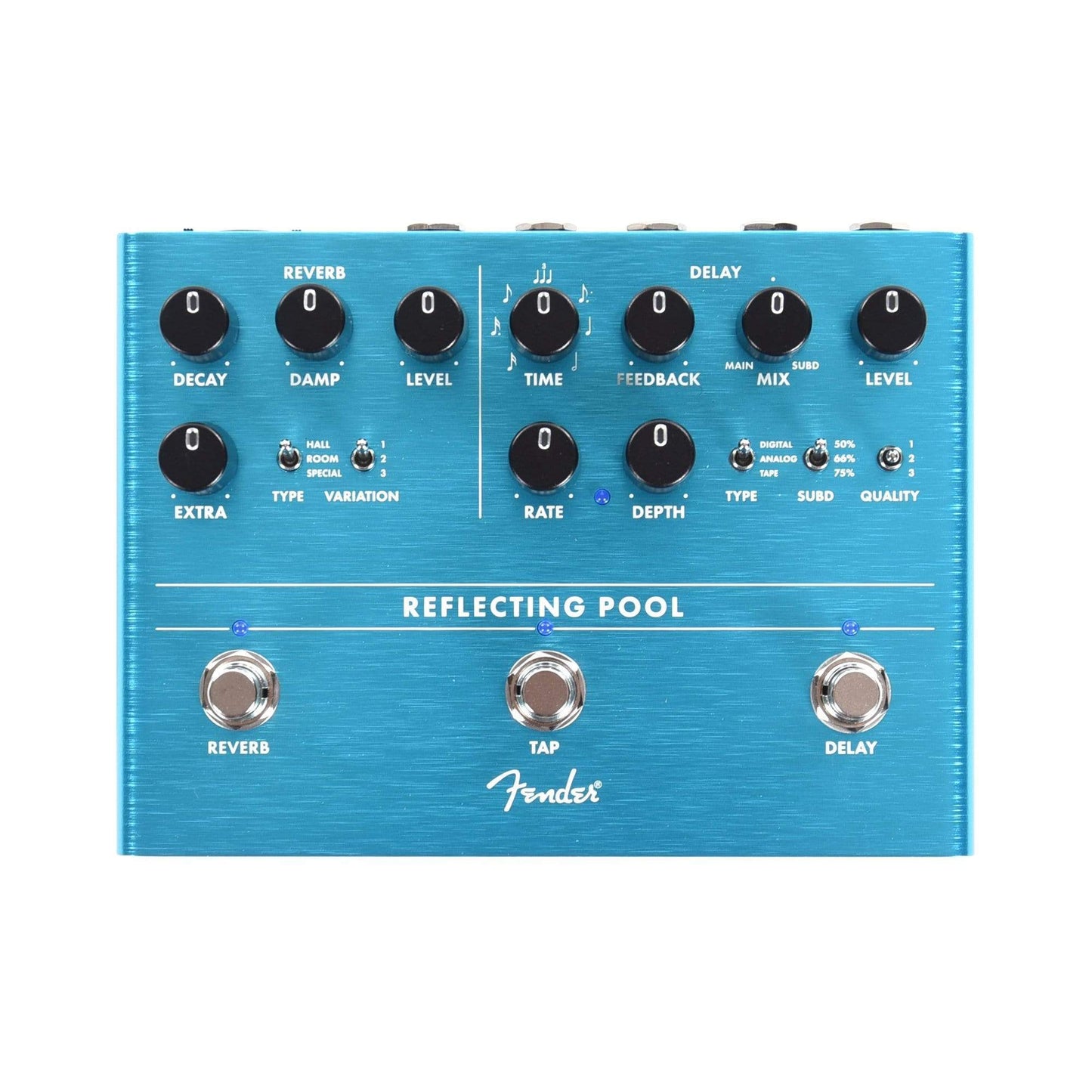 Fender Reflecting Pool Delay/Reverb Pedal Effects and Pedals / Delay