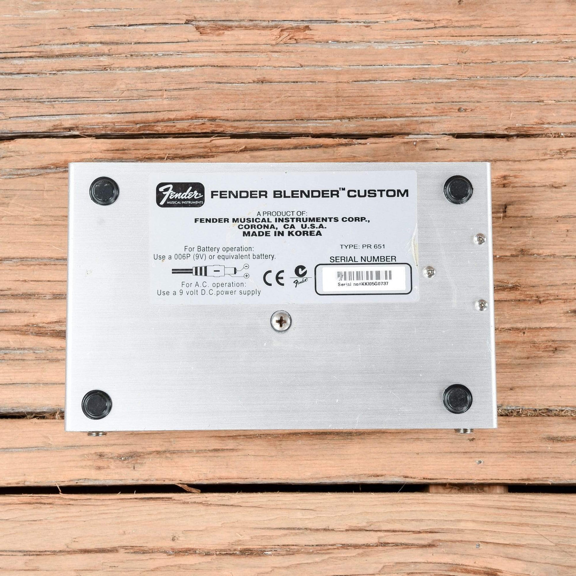 Fender Blender Fuzz Effects and Pedals / Fuzz