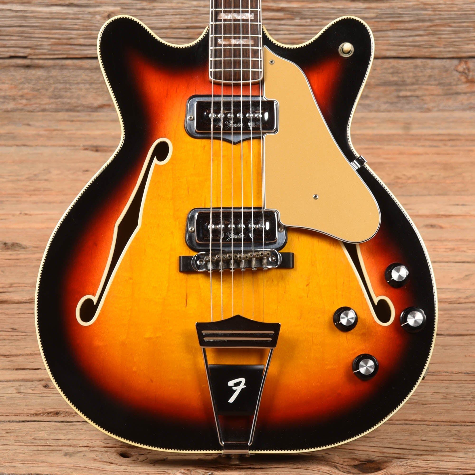Fender Coronado Sunburst 1973 Electric Guitars / Hollow Body