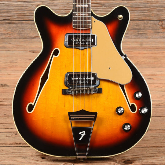Fender Coronado Sunburst 1973 Electric Guitars / Hollow Body