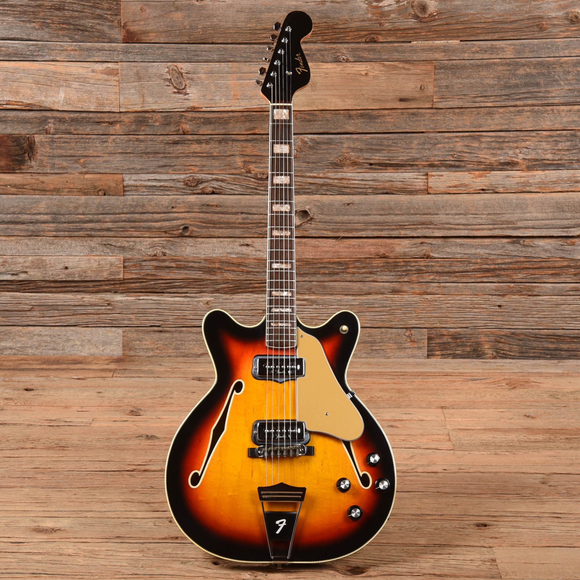 Fender Coronado Sunburst 1973 Electric Guitars / Hollow Body