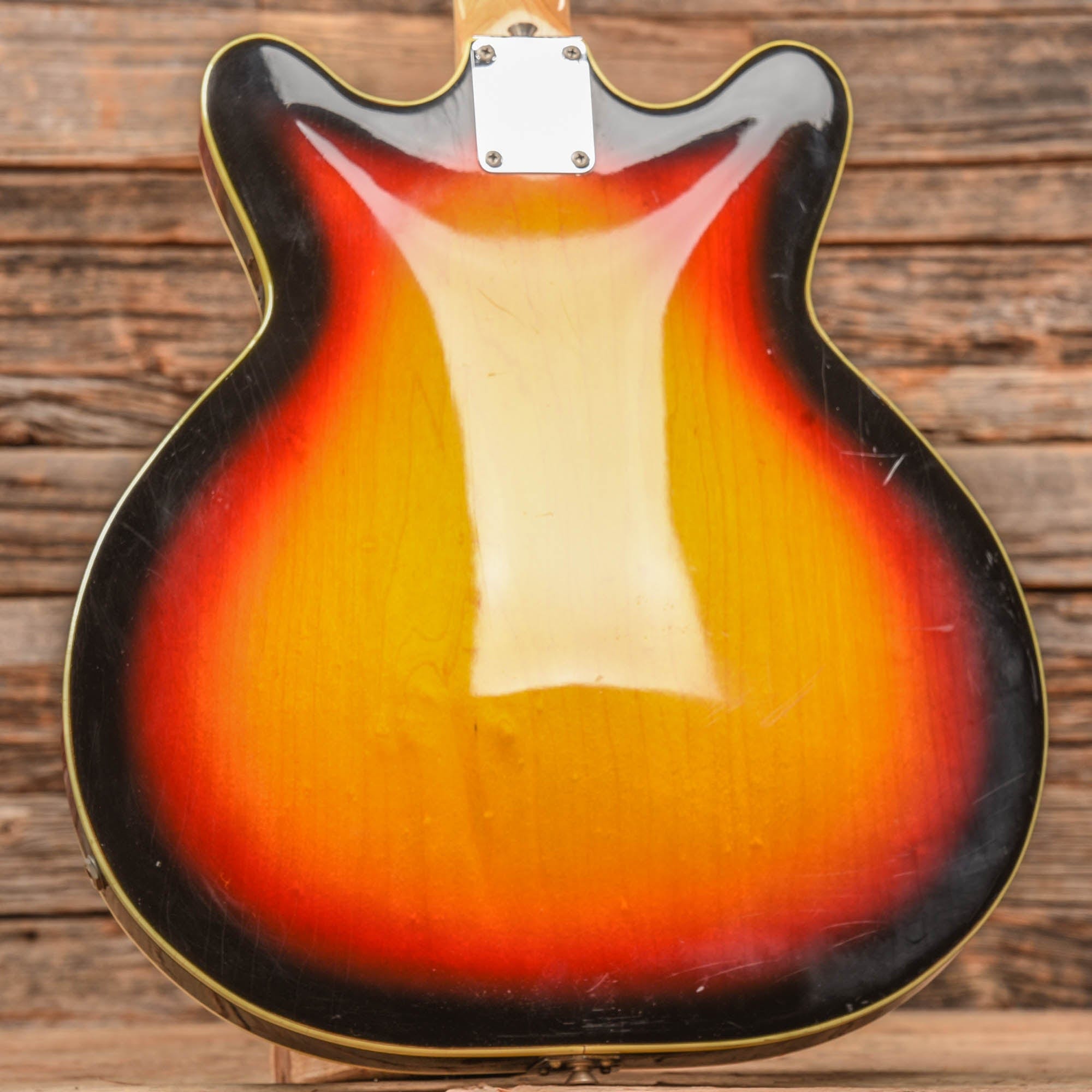 Fender Coronado Sunburst 1973 Electric Guitars / Hollow Body