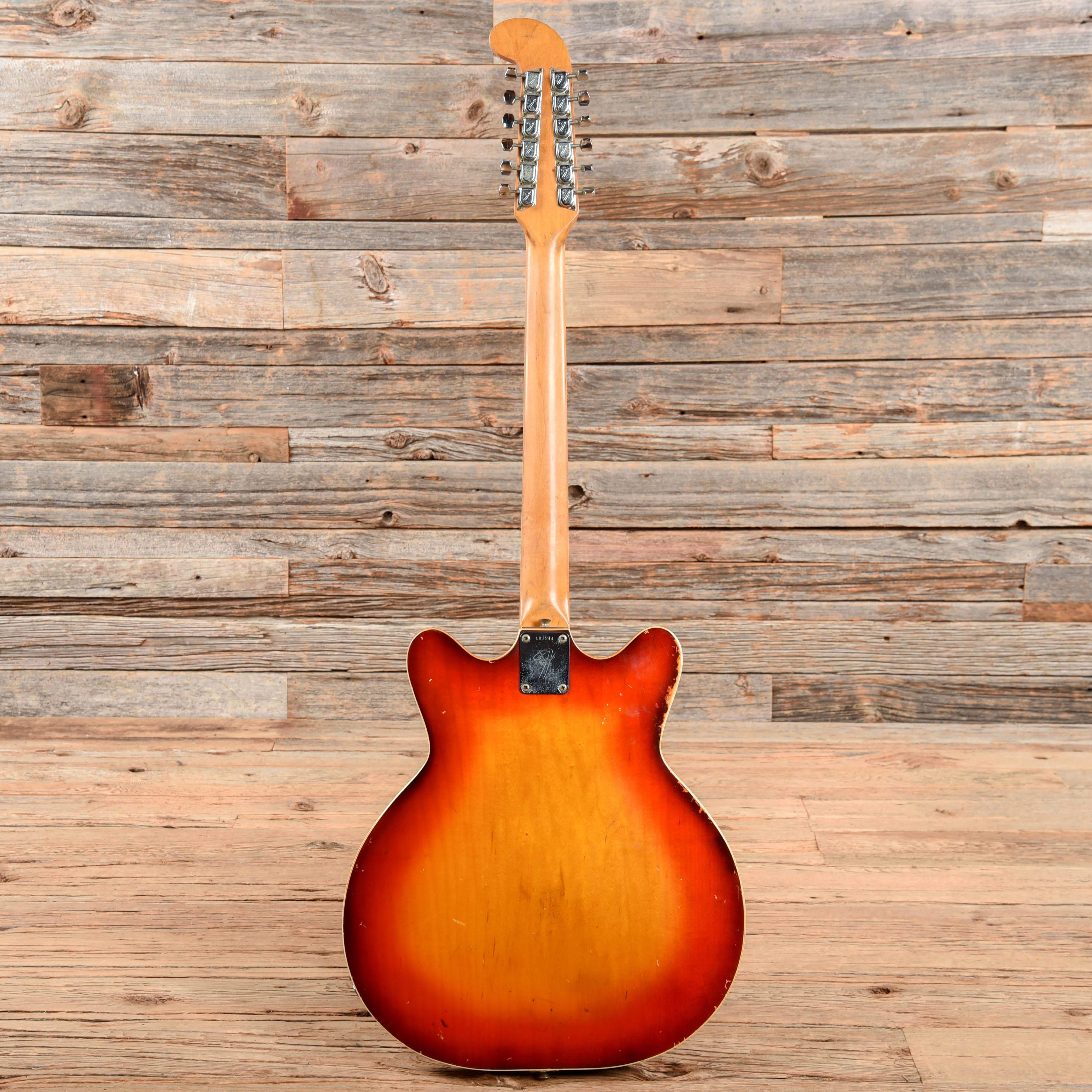 Fender Coronado XII Sunburst 1967 Electric Guitars / Hollow Body