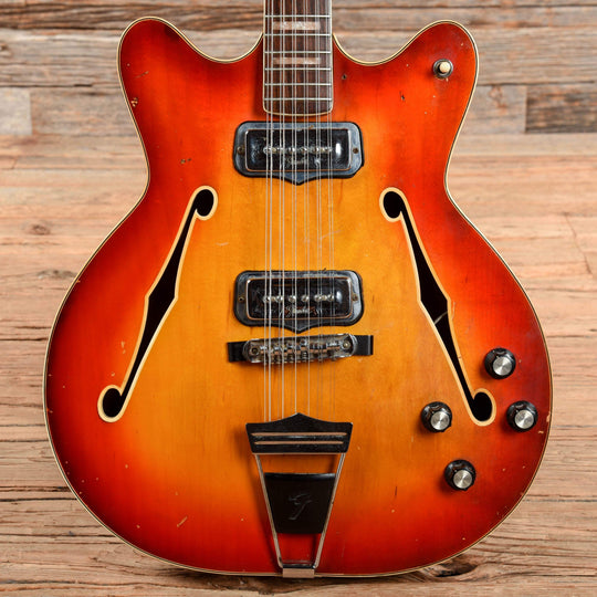 Fender Coronado XII Sunburst 1967 Electric Guitars / Hollow Body
