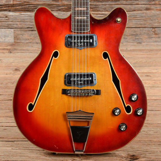Fender Coronado XII Sunburst 1967 Electric Guitars / Hollow Body
