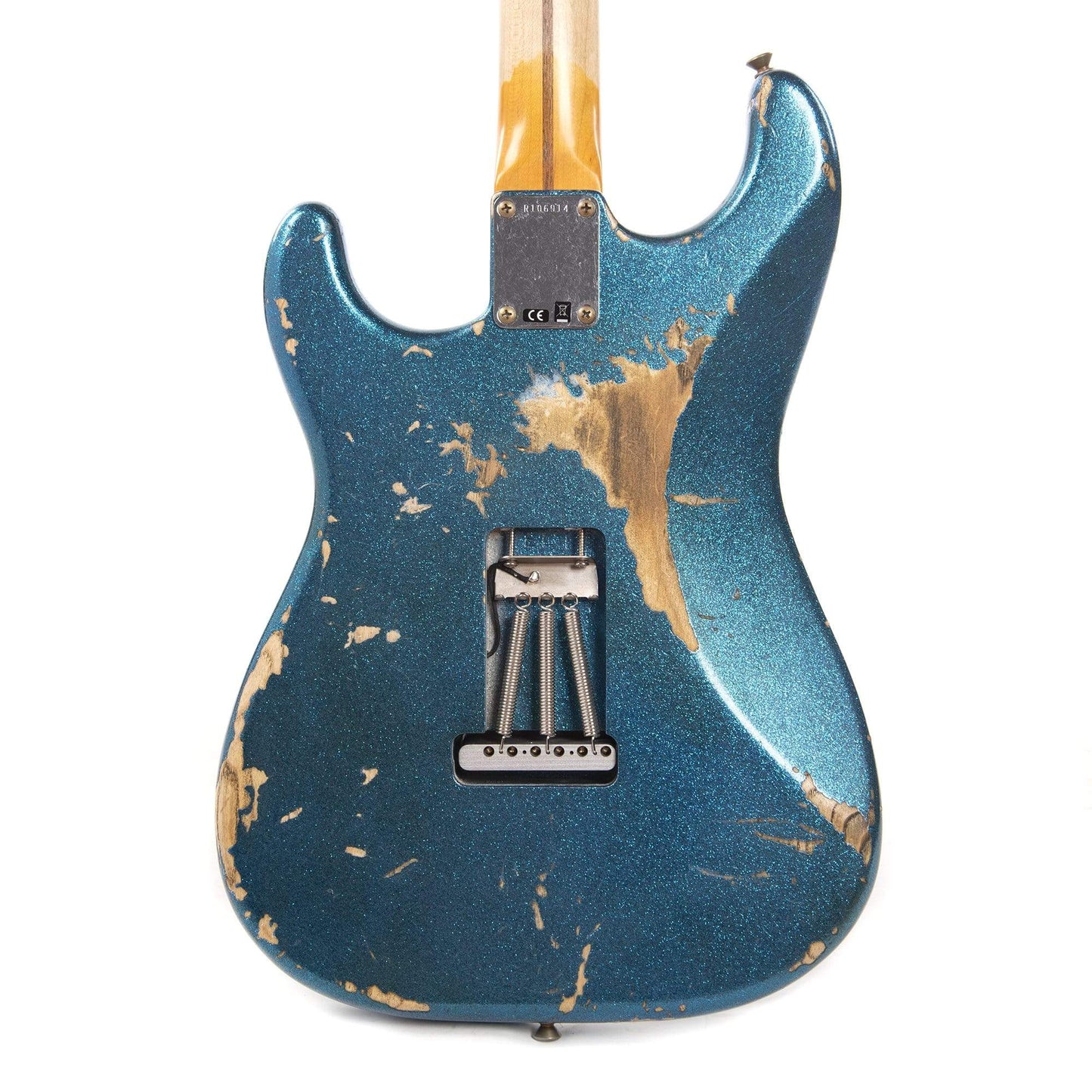 Fender Custom Shop 1957 Stratocaster "Chicago Special" Heavy Relic Aged Blue Sparkle Electric Guitars / Left-Handed,Electric Guitars / Solid Body