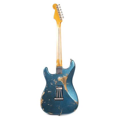 Fender Custom Shop 1957 Stratocaster "Chicago Special" Heavy Relic Aged Blue Sparkle Electric Guitars / Left-Handed,Electric Guitars / Solid Body
