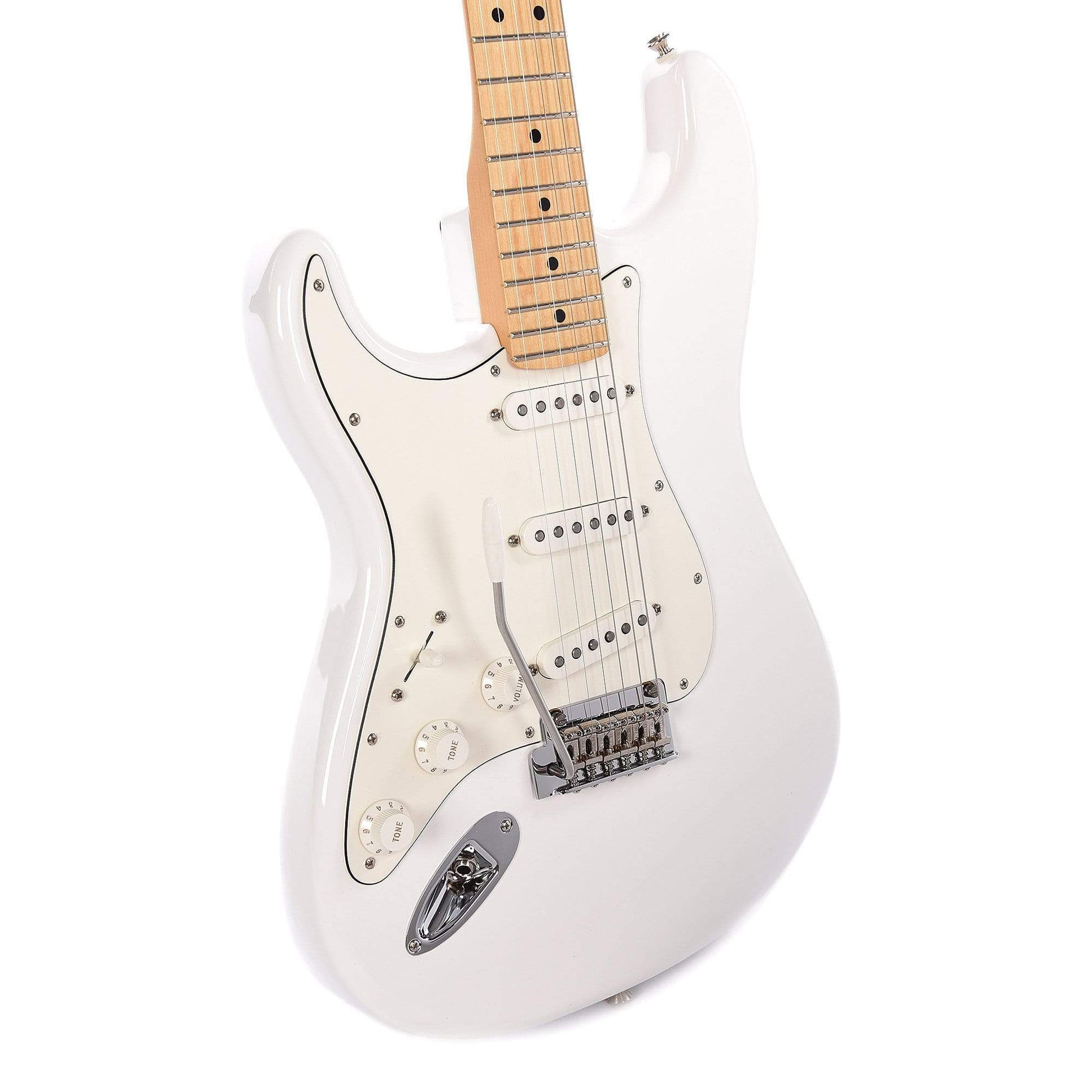 Fender Player Stratocaster LEFTY MN Polar White Bundle w/Fender Gig Bag, Stand, Cable, Tuner, Picks and Strings Electric Guitars / Left-Handed,Electric Guitars / Solid Body