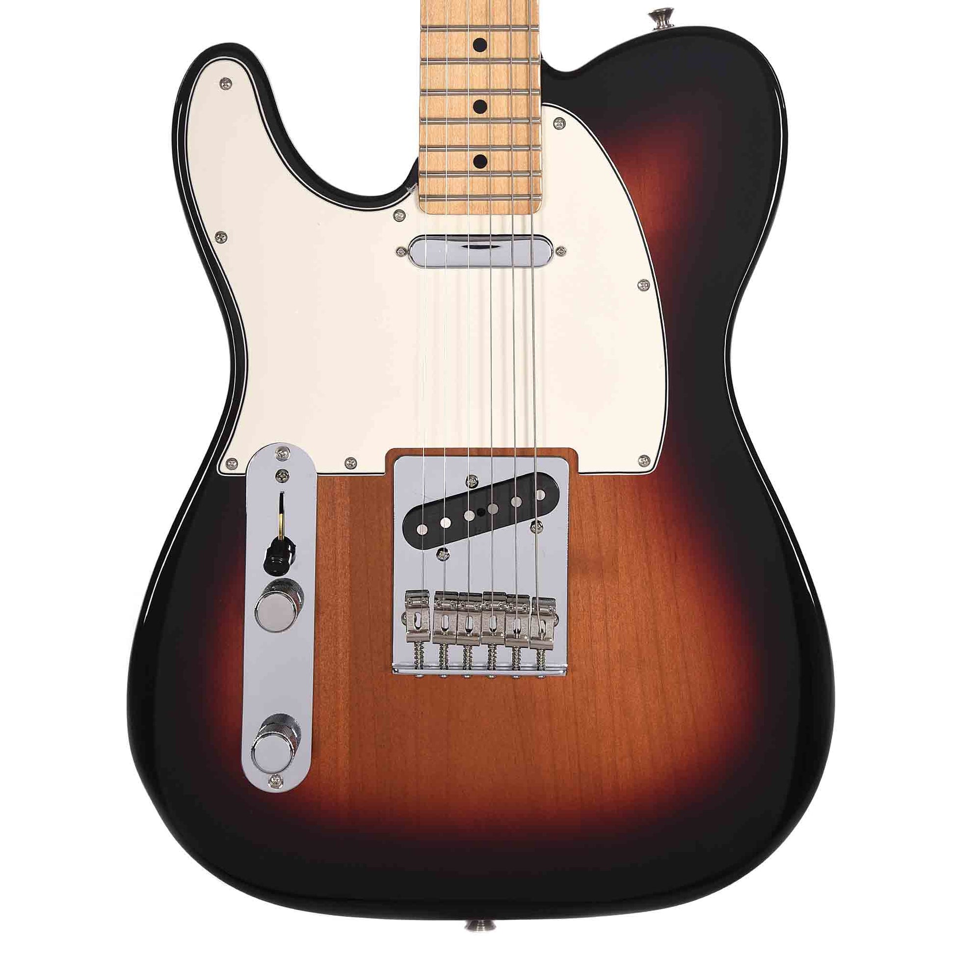Fender Player Telecaster LEFTY 3-Color Sunburst Bundle w/Fender Gig Bag, Stand, Cable, Tuner, Picks and Strings Electric Guitars / Left-Handed,Electric Guitars / Solid Body