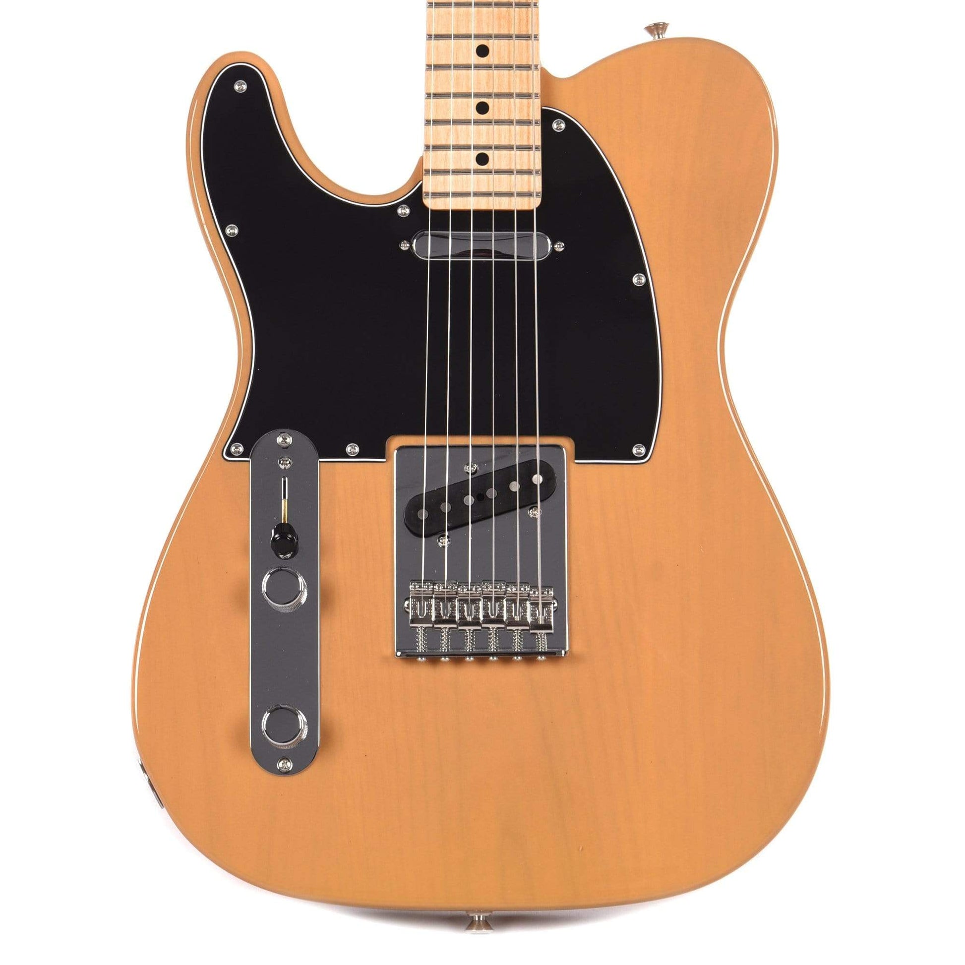 Fender Player Telecaster LEFTY Butterscotch Blonde Bundle w/Fender Gig Bag, Stand, Cable, Tuner, Picks and Strings Electric Guitars / Left-Handed,Electric Guitars / Solid Body