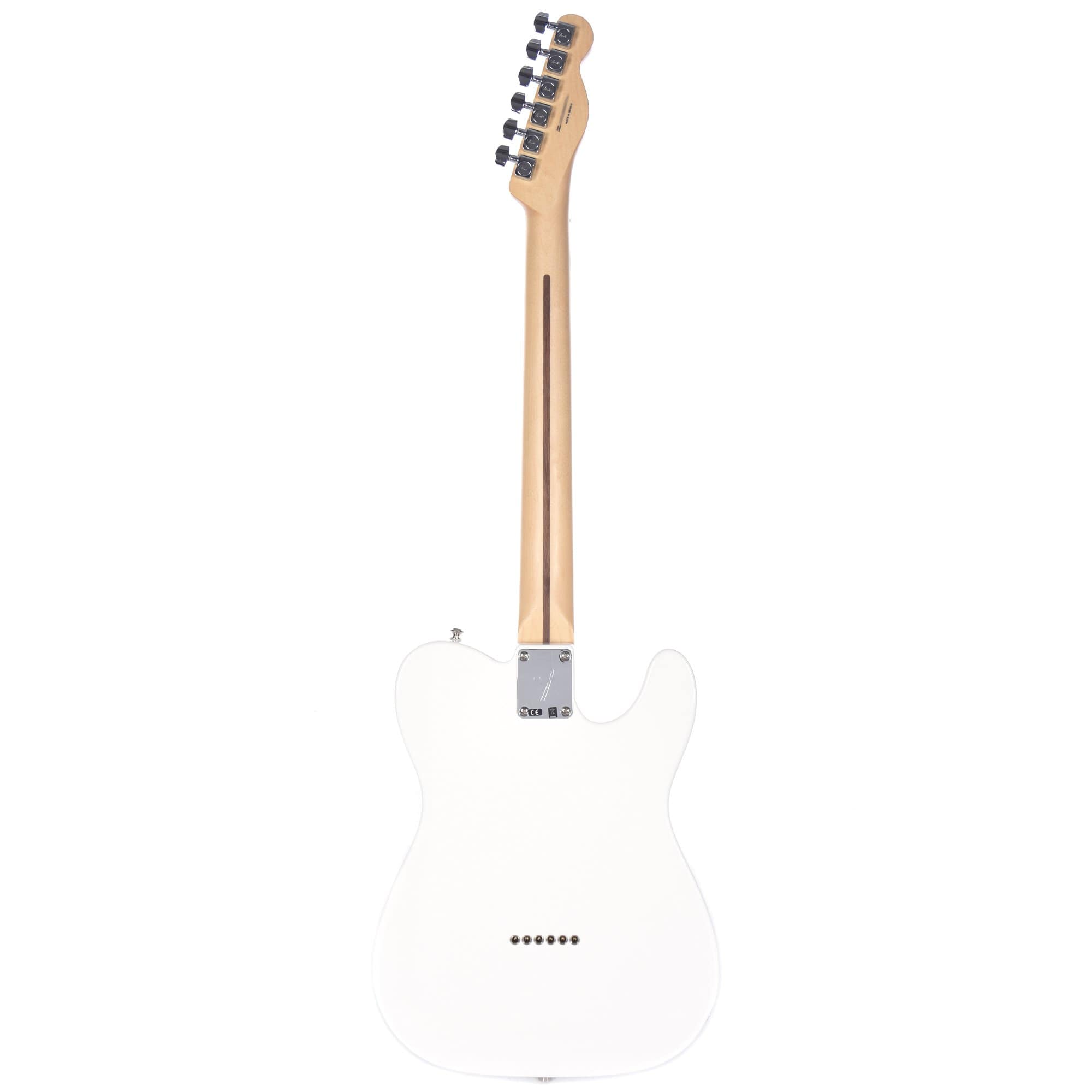 Fender Player Telecaster LEFTY Polar White Bundle w/Fender Gig Bag, Stand, Cable, Tuner, Picks and Strings Electric Guitars / Left-Handed,Electric Guitars / Solid Body