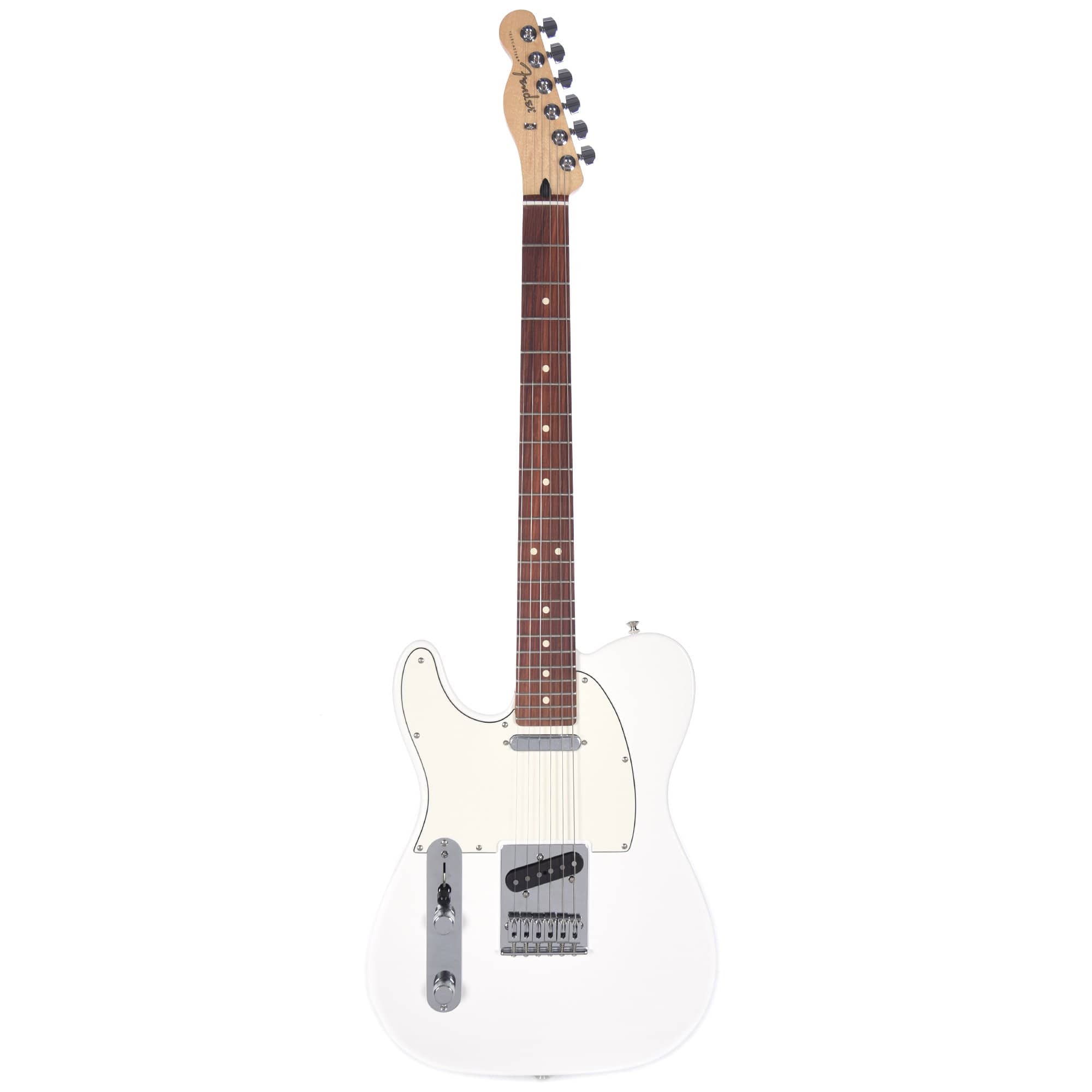 Fender Player Telecaster LEFTY Polar White Bundle w/Fender Gig Bag, Stand, Cable, Tuner, Picks and Strings Electric Guitars / Left-Handed,Electric Guitars / Solid Body