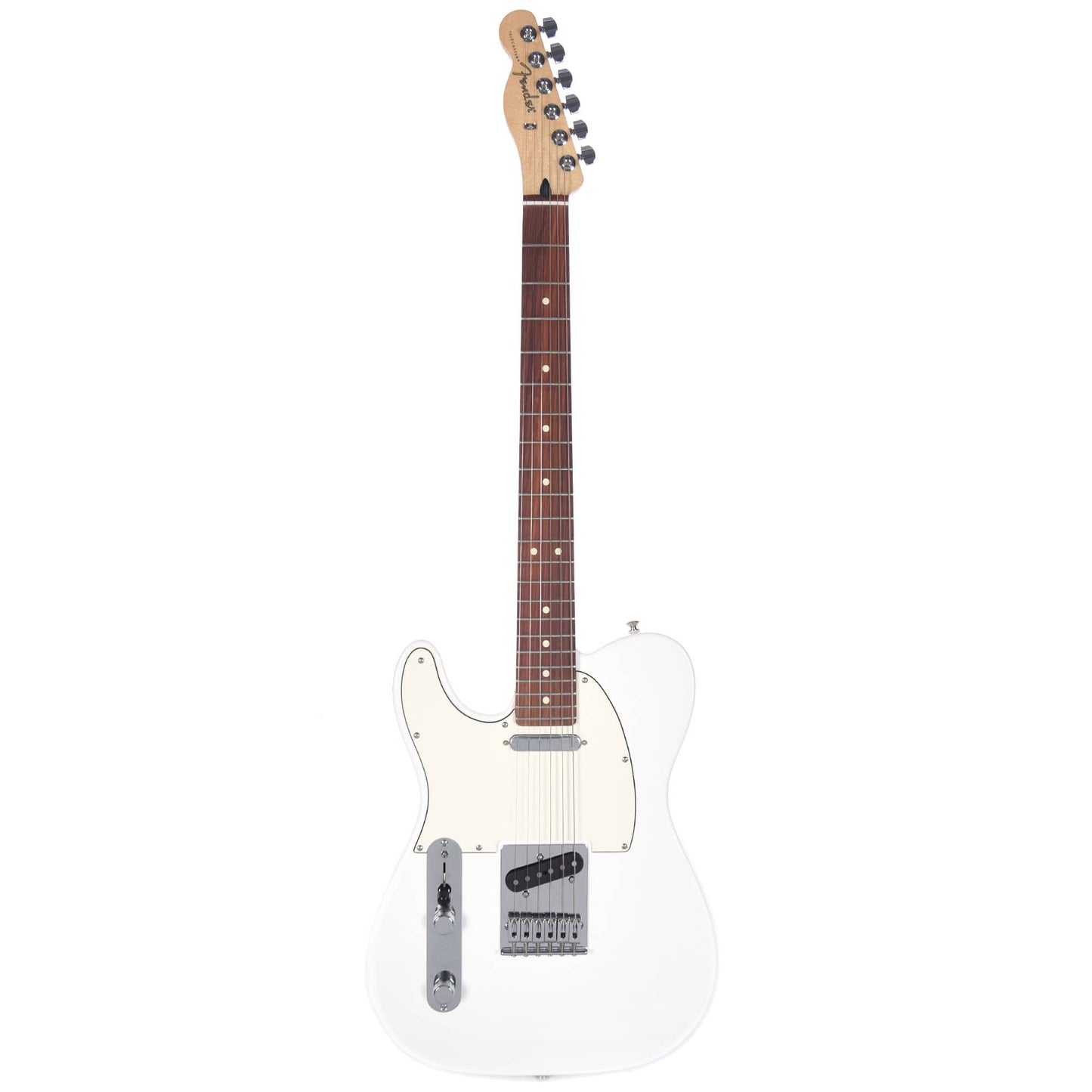 Fender Player Telecaster LEFTY Polar White Bundle w/Fender Gig Bag, Stand, Cable, Tuner, Picks and Strings Electric Guitars / Left-Handed,Electric Guitars / Solid Body