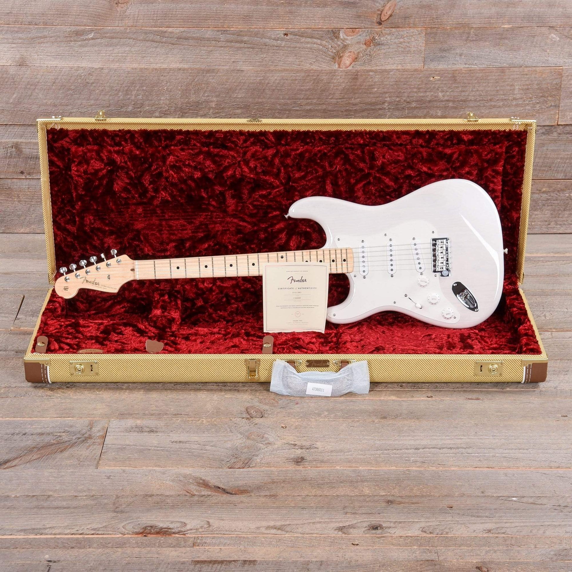 Fender American Original '50s Stratocaster White Blonde LEFTY Electric Guitars / Left-Handed