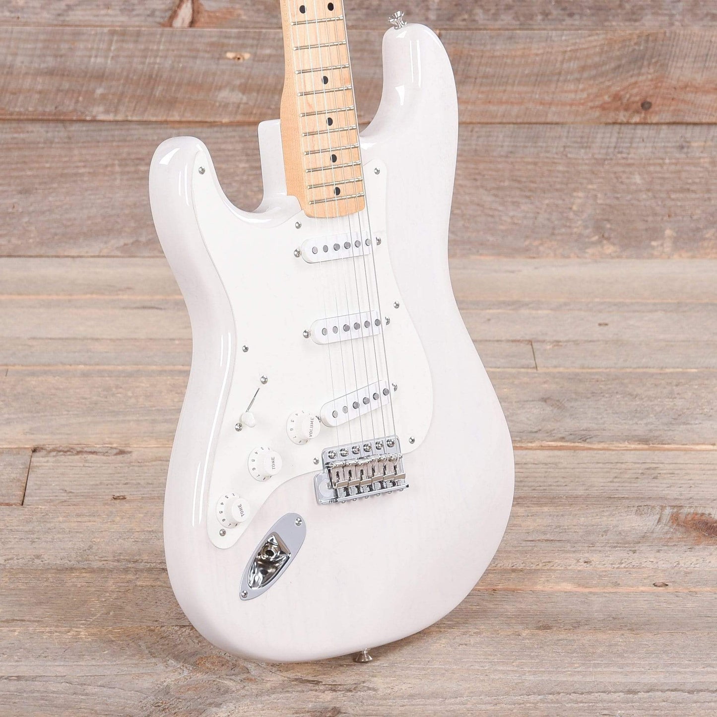 Fender American Original '50s Stratocaster White Blonde LEFTY Electric Guitars / Left-Handed